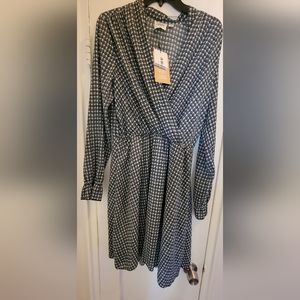 Black and white dress